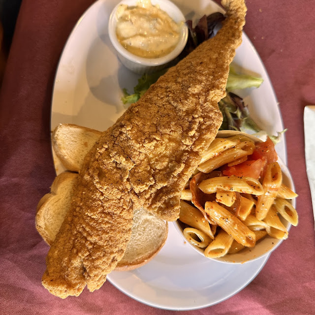 Haddock Fish with Pasta Salad