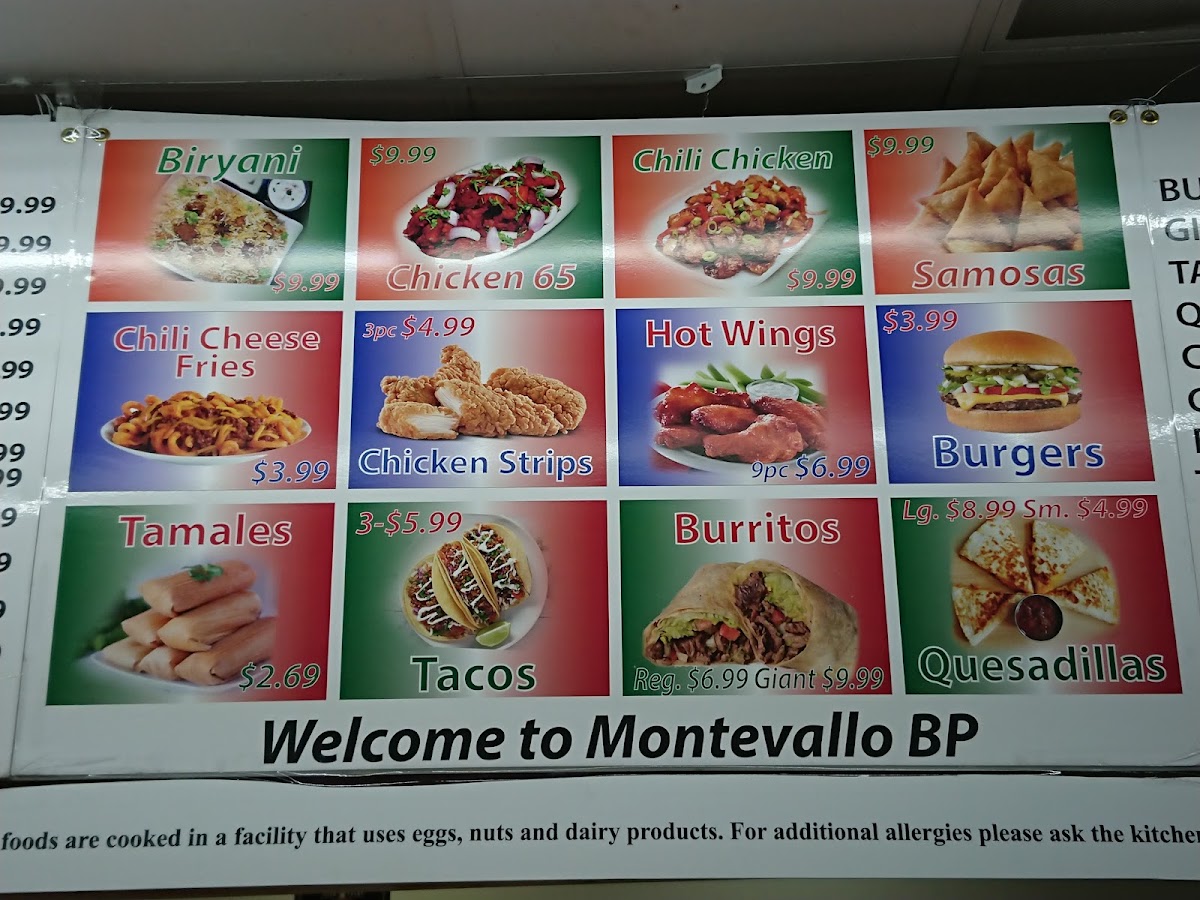 AL's deli menu board