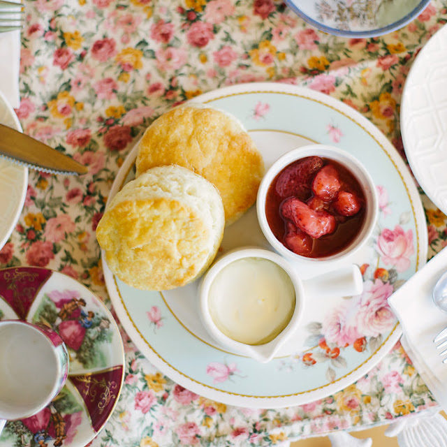 Scones with Cream and Jam
