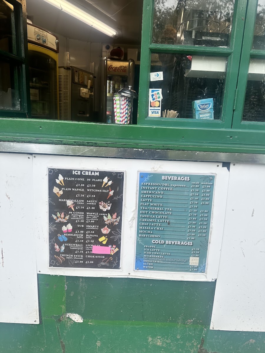 The Lakes Café menu board