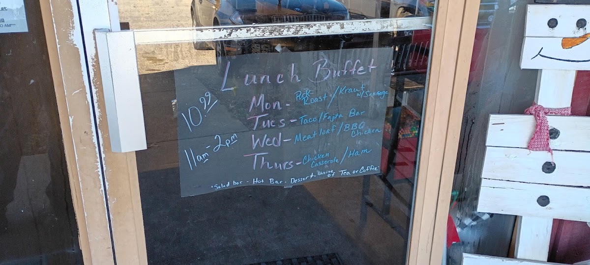Mr. Sams Cafe menu board