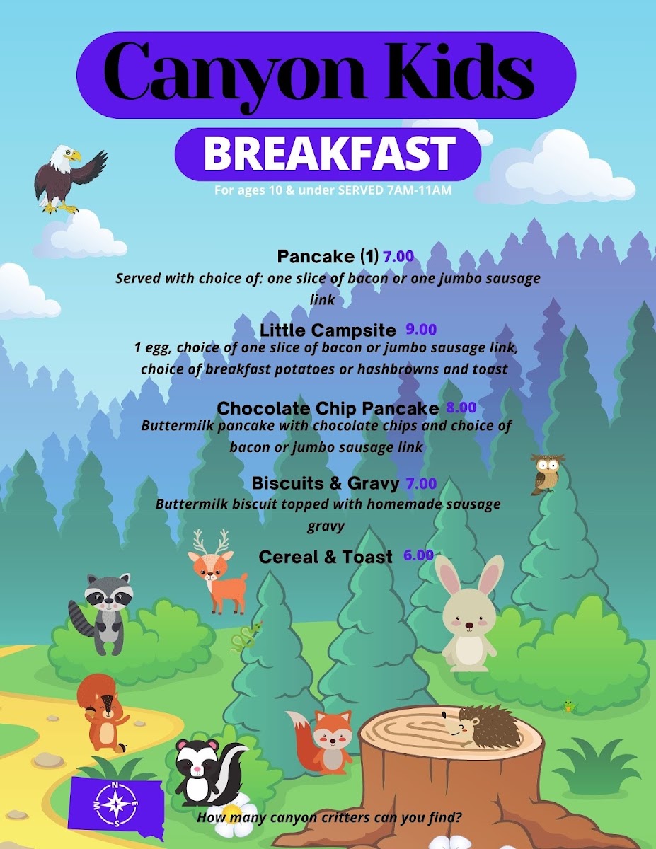 Latchstring Restaurant menu board