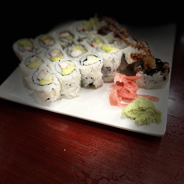 2 California Roll and Shrimp Tempura