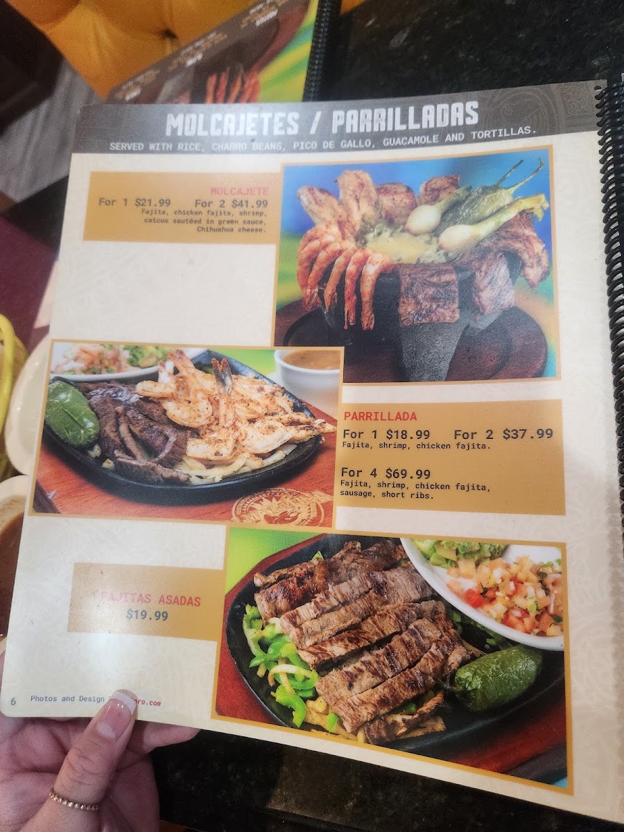 Alma Latina menu board