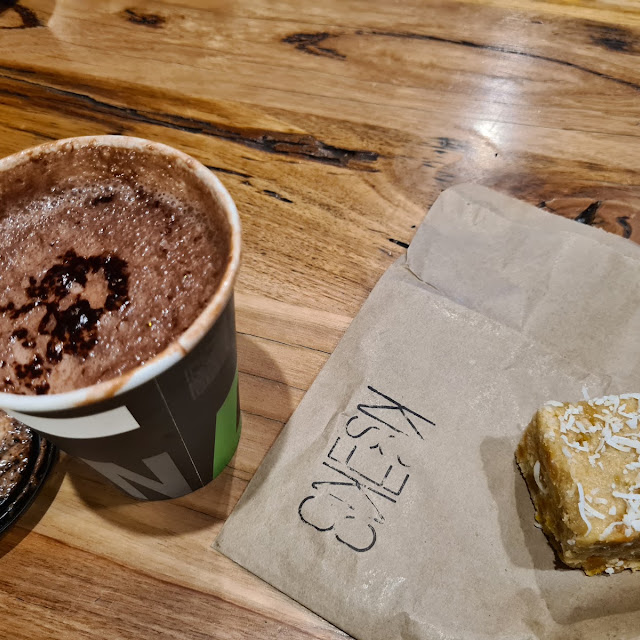 Hot Chocolate Apricot Sliice