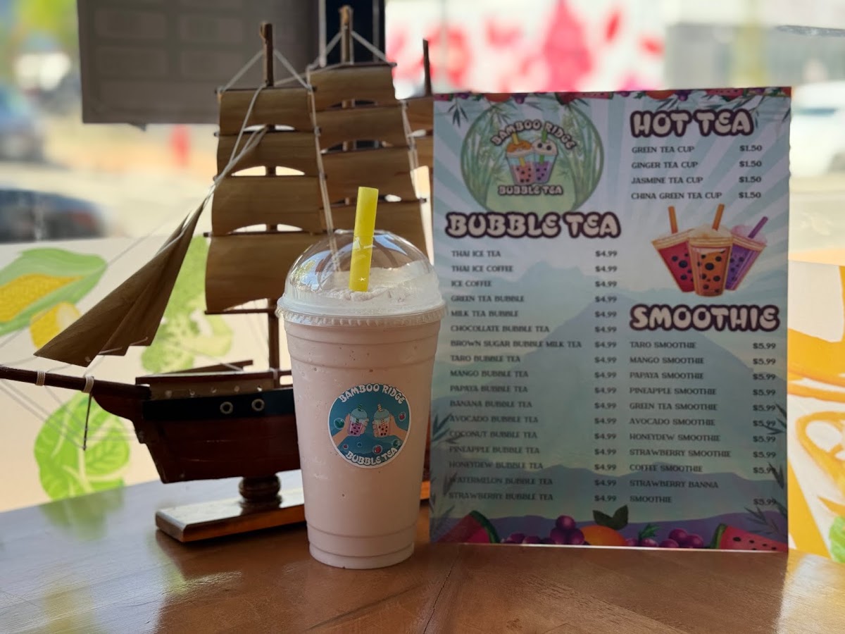 Bamboo Ridge menu board