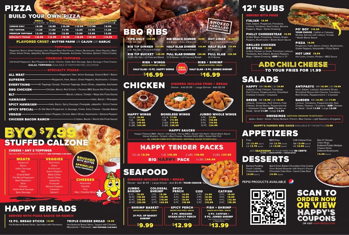 Savvy Sliders menu board