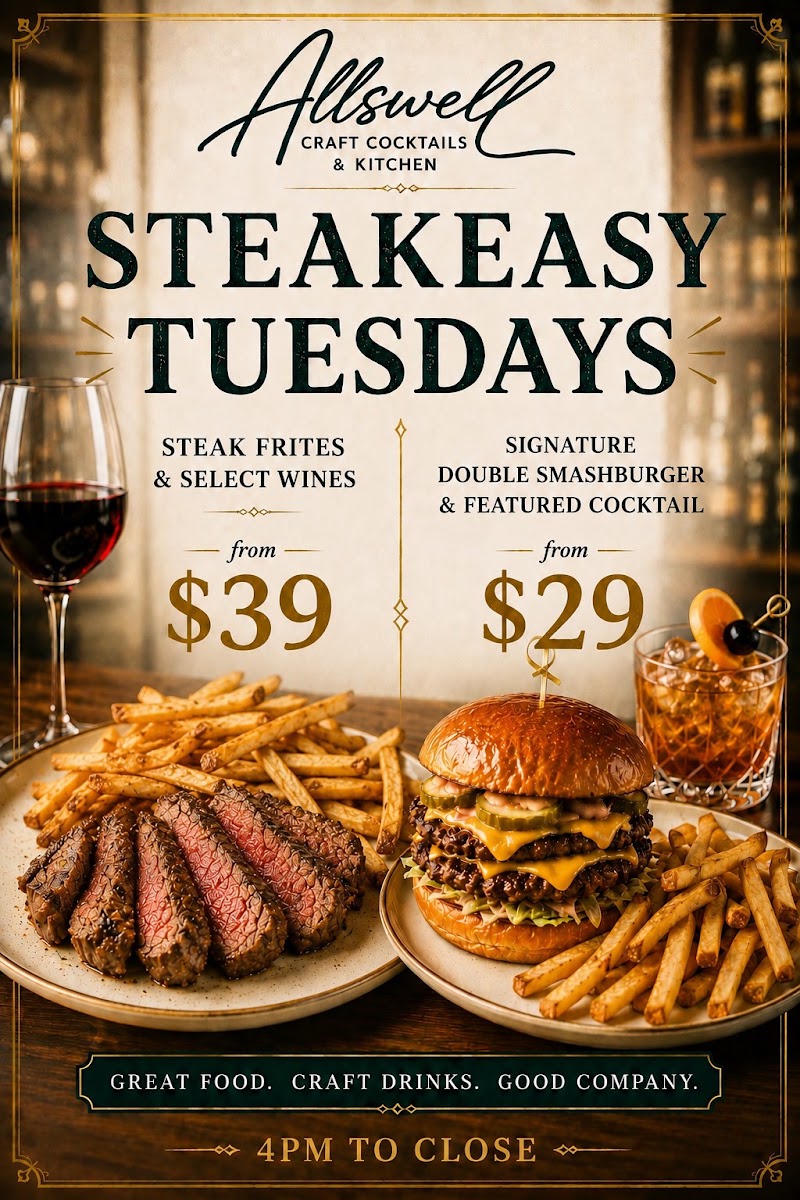 Allswell menu board