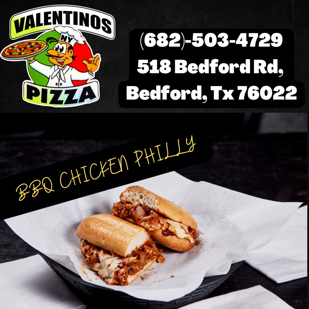 Valentino’s Cheesesteaks | Philly, Fries, & Subs on Bedford Rd menu board