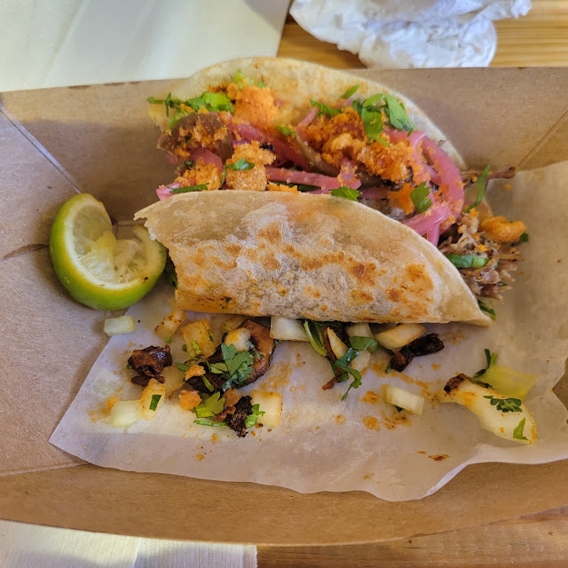 Shrimp Macha Taco