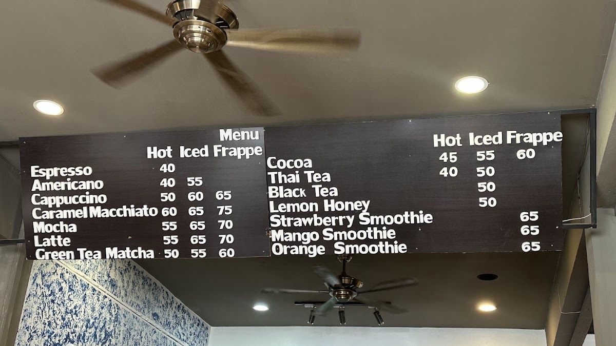 Get Idea! Coffee menu board