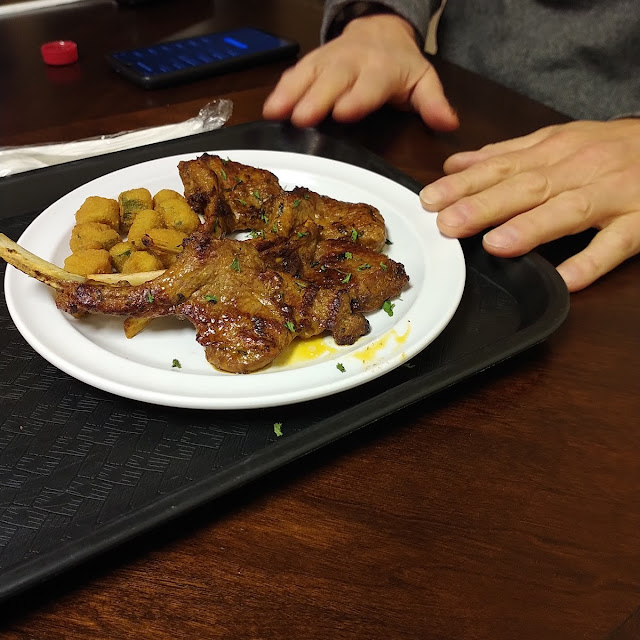 Lamb Chops and Fried Okras