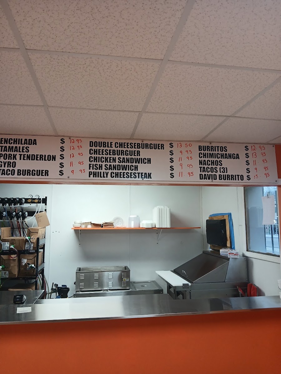 Mama Lilly's menu board