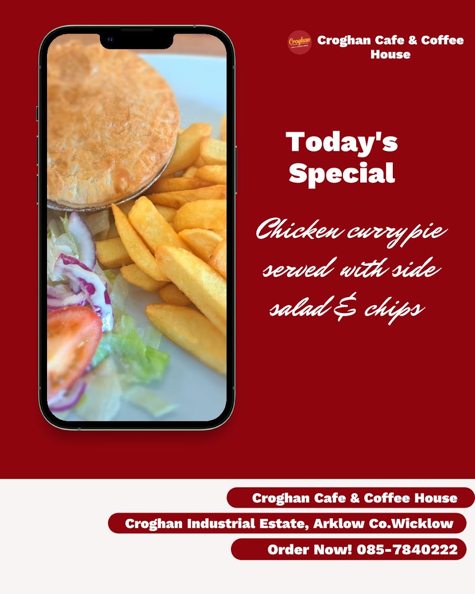 Croghan Cafe & Coffee House menu board