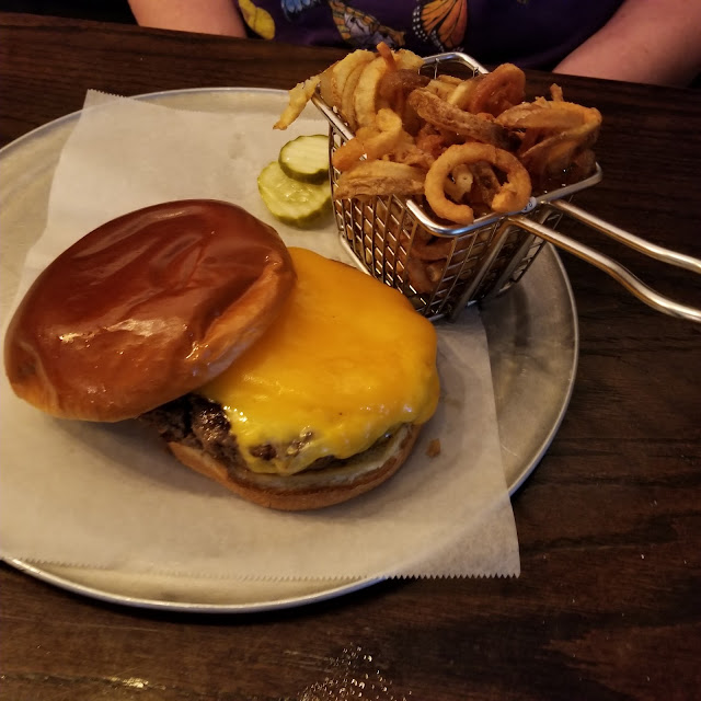 Four Cheesus Burger w Crazy Fries