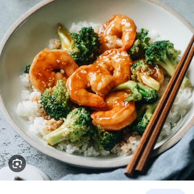 Shrimp with Broccoli