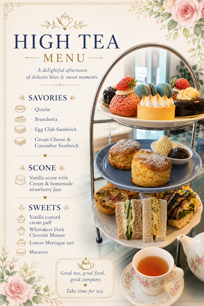 Martha's Pantry menu board