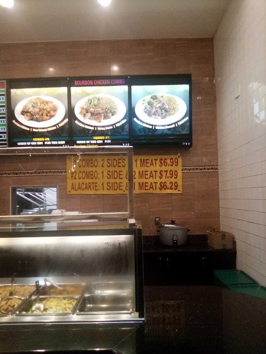 Cajun Cafe menu board