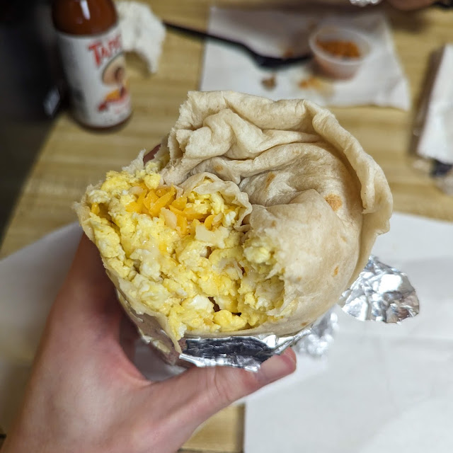 Flour Tortilla Breakfast Burrito