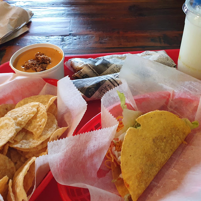 Taco Queso Bean Burritos Margarita