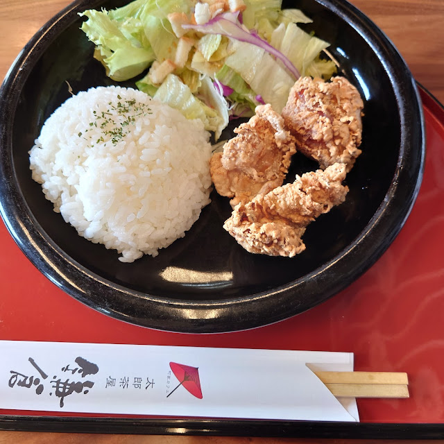 日替わりランチの醤油からあげ