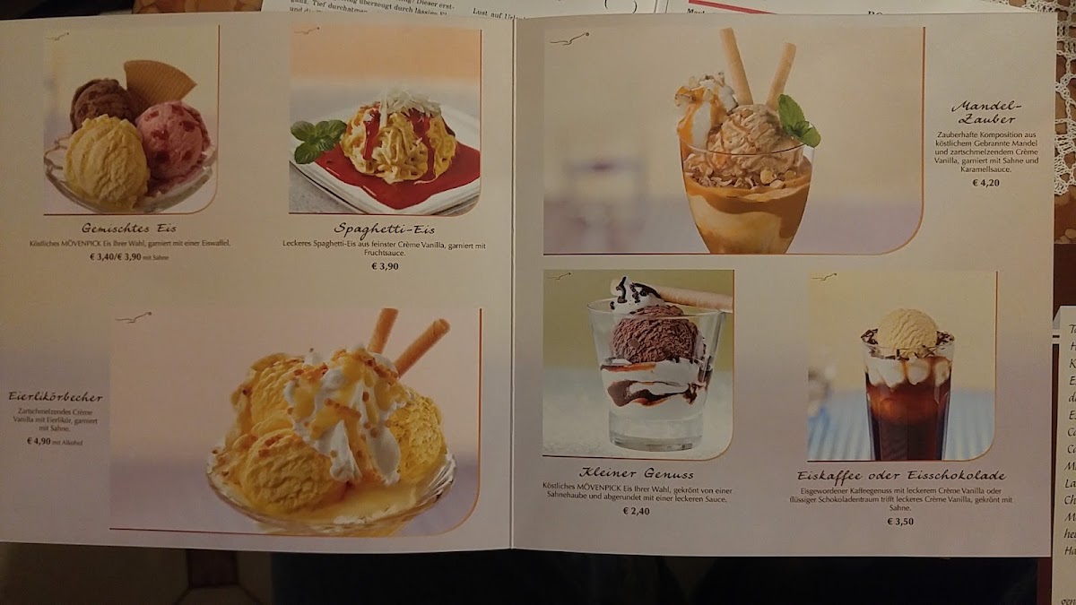 Stadtcafé Gradl menu board