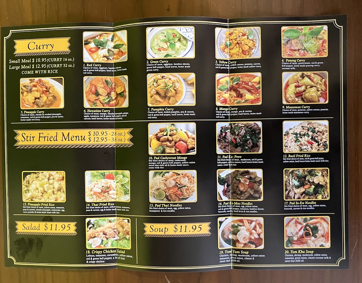 TIKKY'S CURRY CORNER menu board