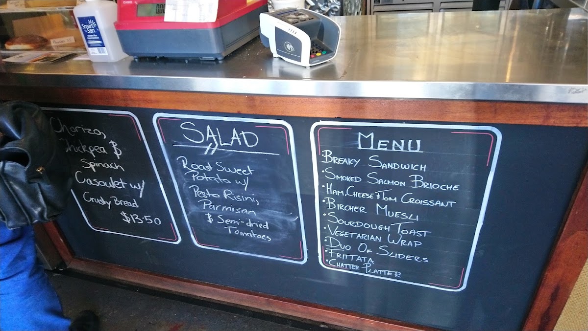 Millthorpe Providore menu board