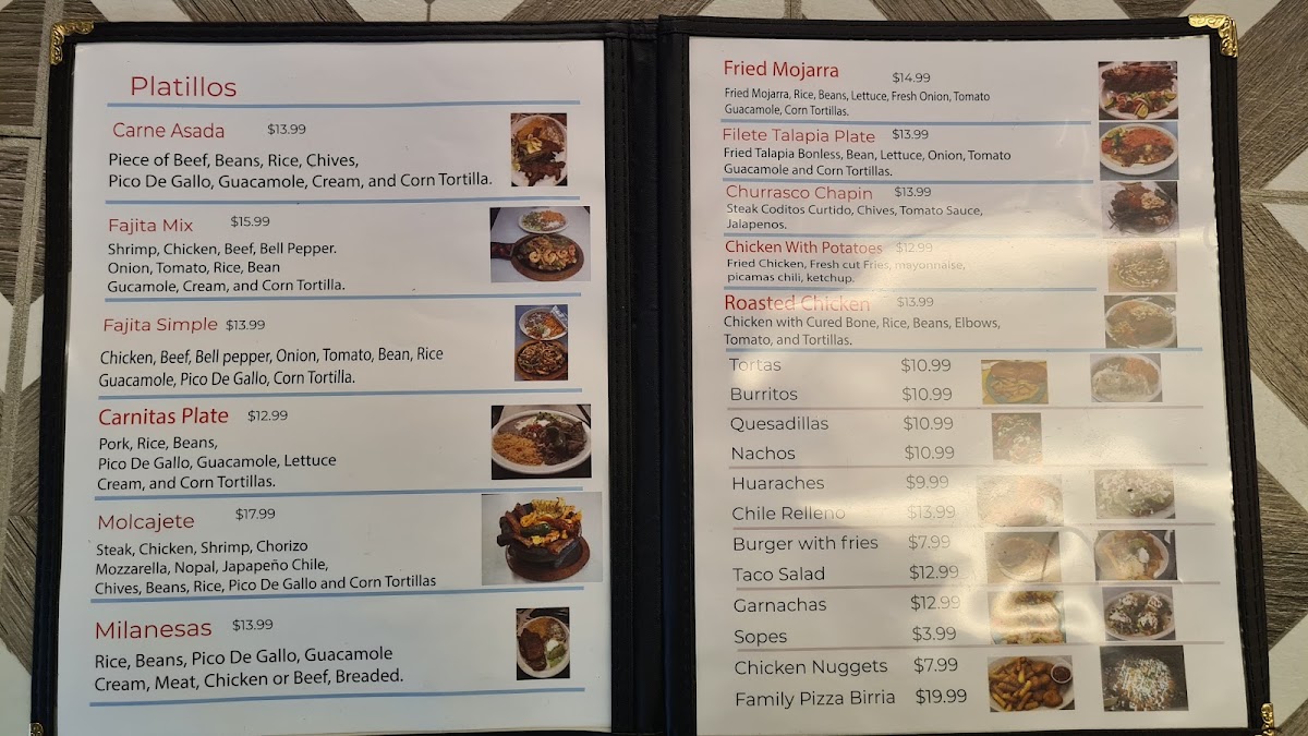 Cotija's Mexican Grocery Store menu board