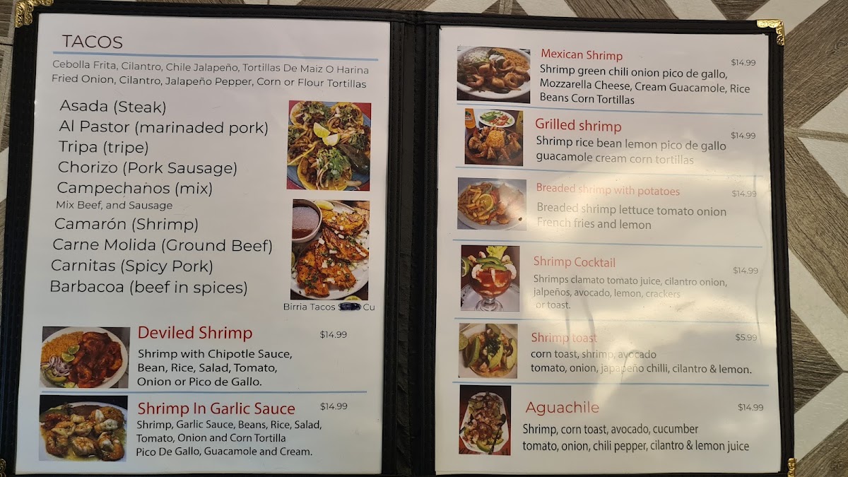 Cotija's Mexican Grocery Store menu board