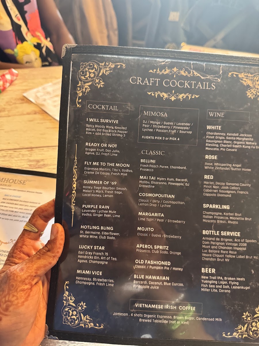 Farmhouse Blakeslee menu board