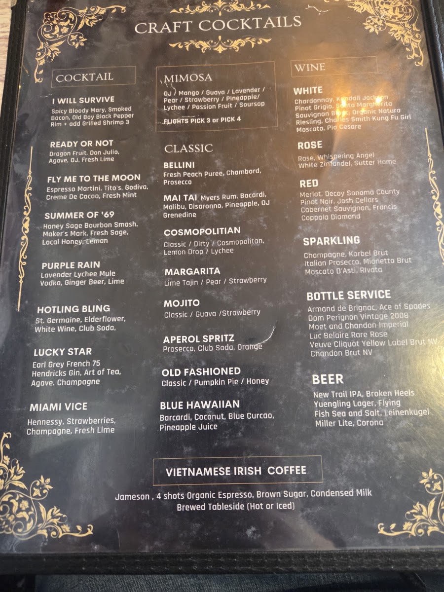 Farmhouse Blakeslee menu board