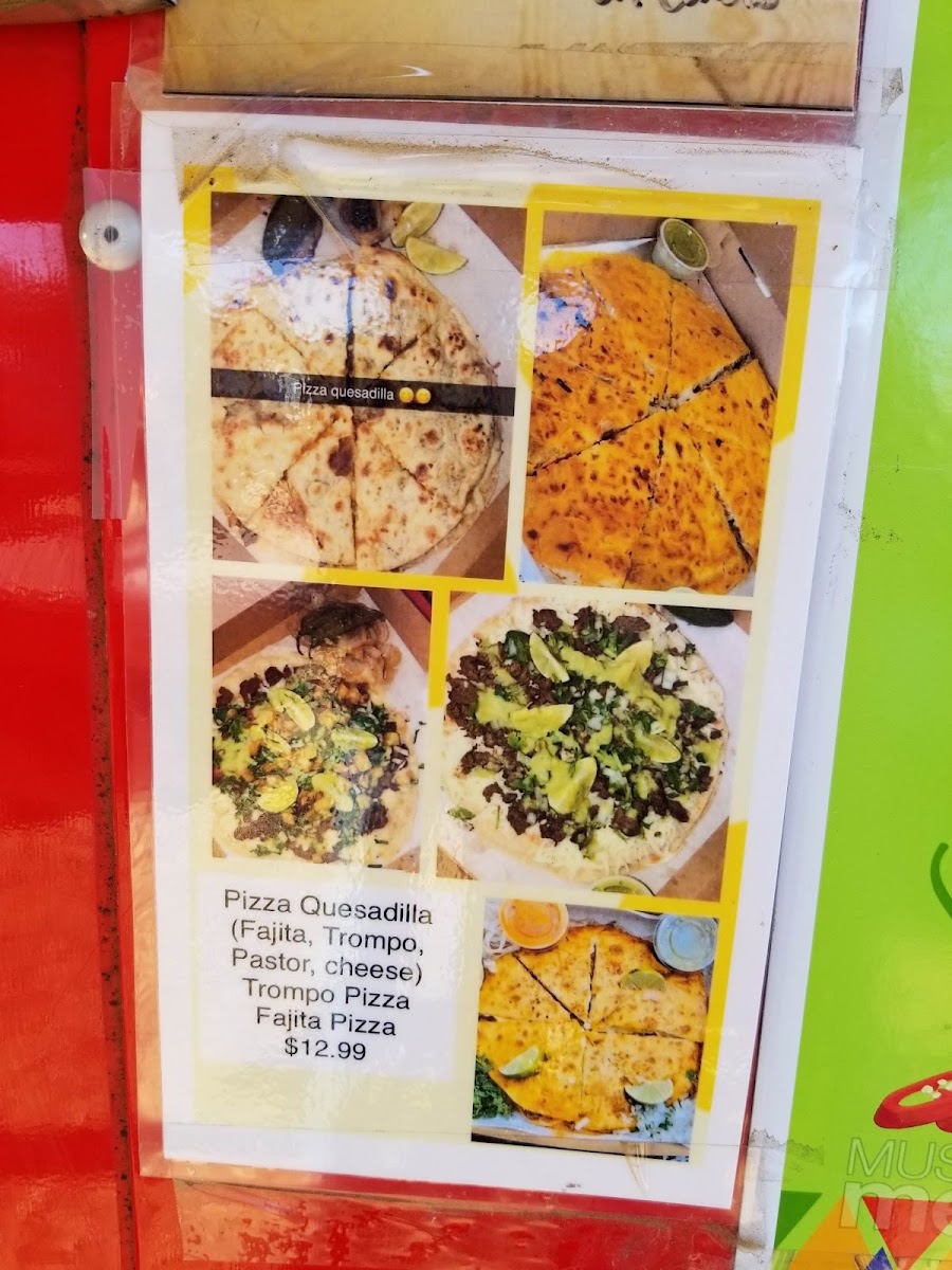 El Trompo Villarreal menu board
