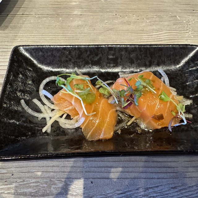 Wasabi Salmon Truffle Carpacio