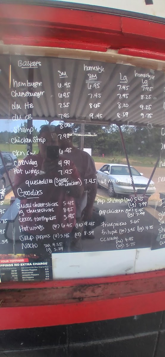Hilltop menu board