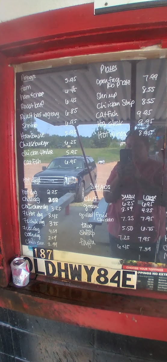 Hilltop menu board