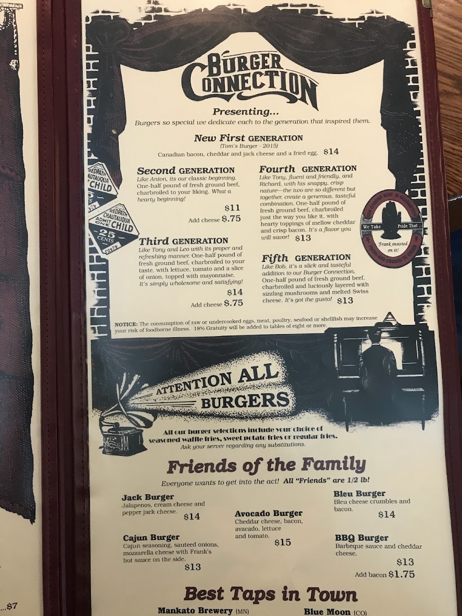 Wilkin Drink & Eatery menu board