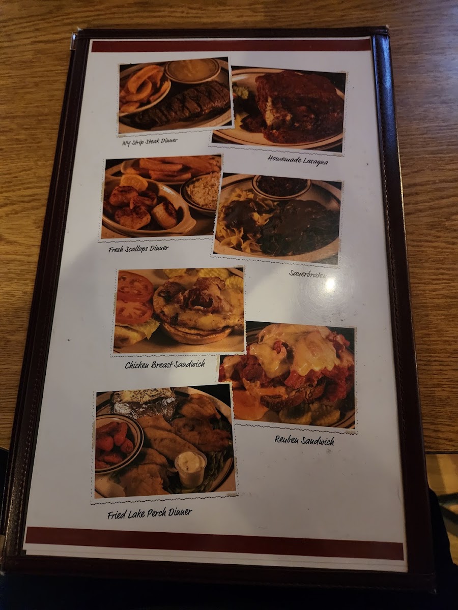Euclid Restaurant menu board