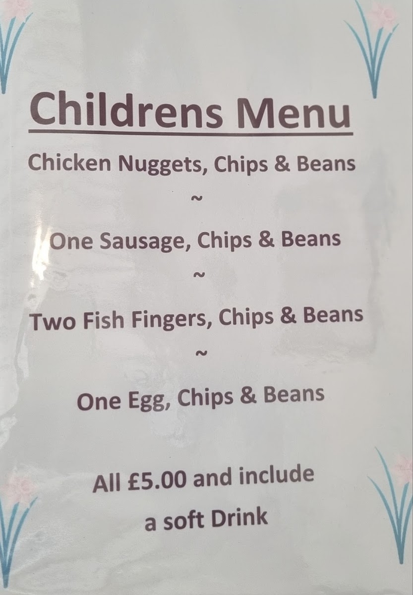 Piece Meal Restaurant menu board