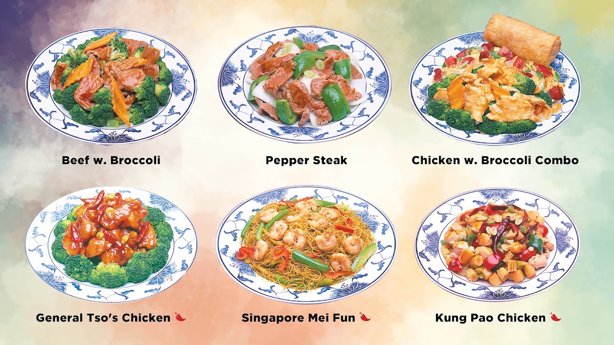China Kung Food menu board