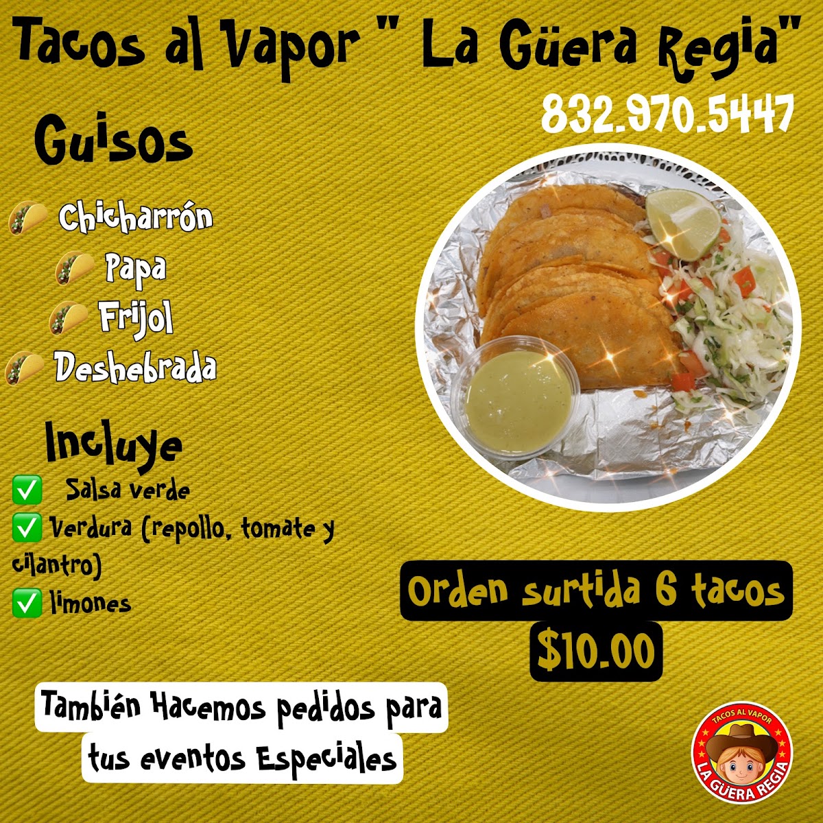 Tacos a Vapor La Güera Regia en Clute