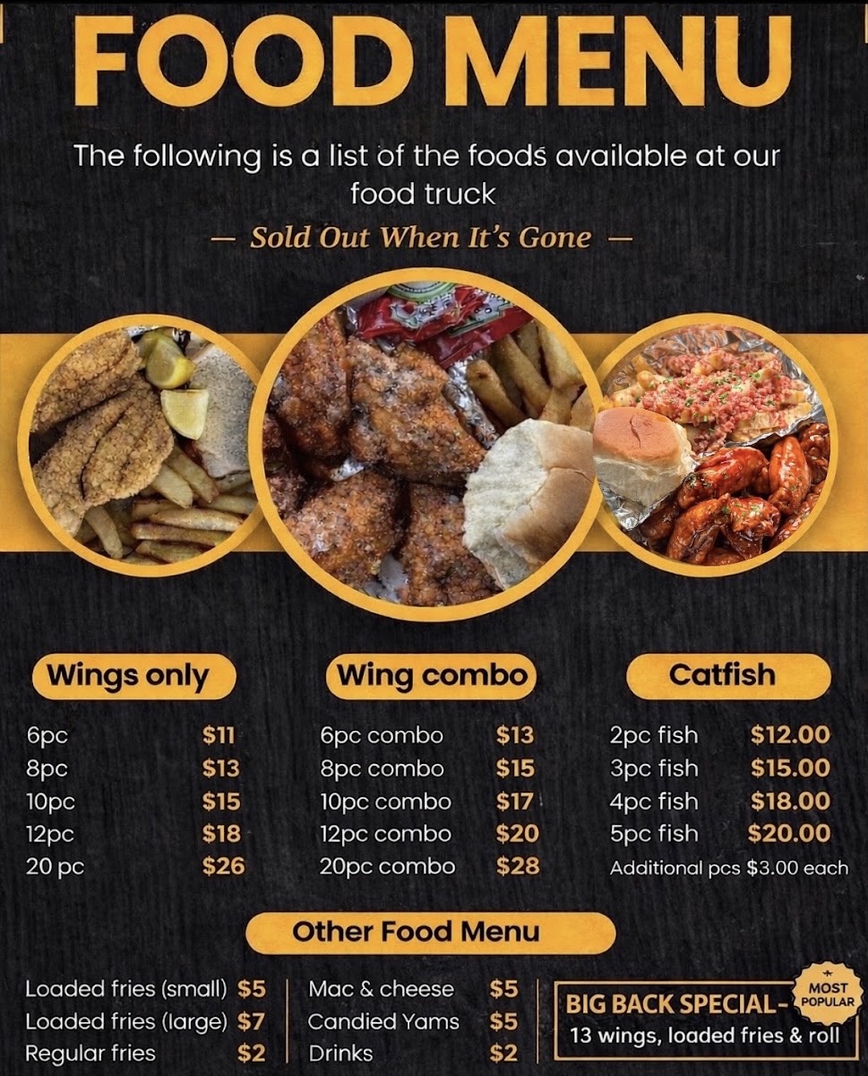 Smiths Kitchen Outdoor And Bar menu board