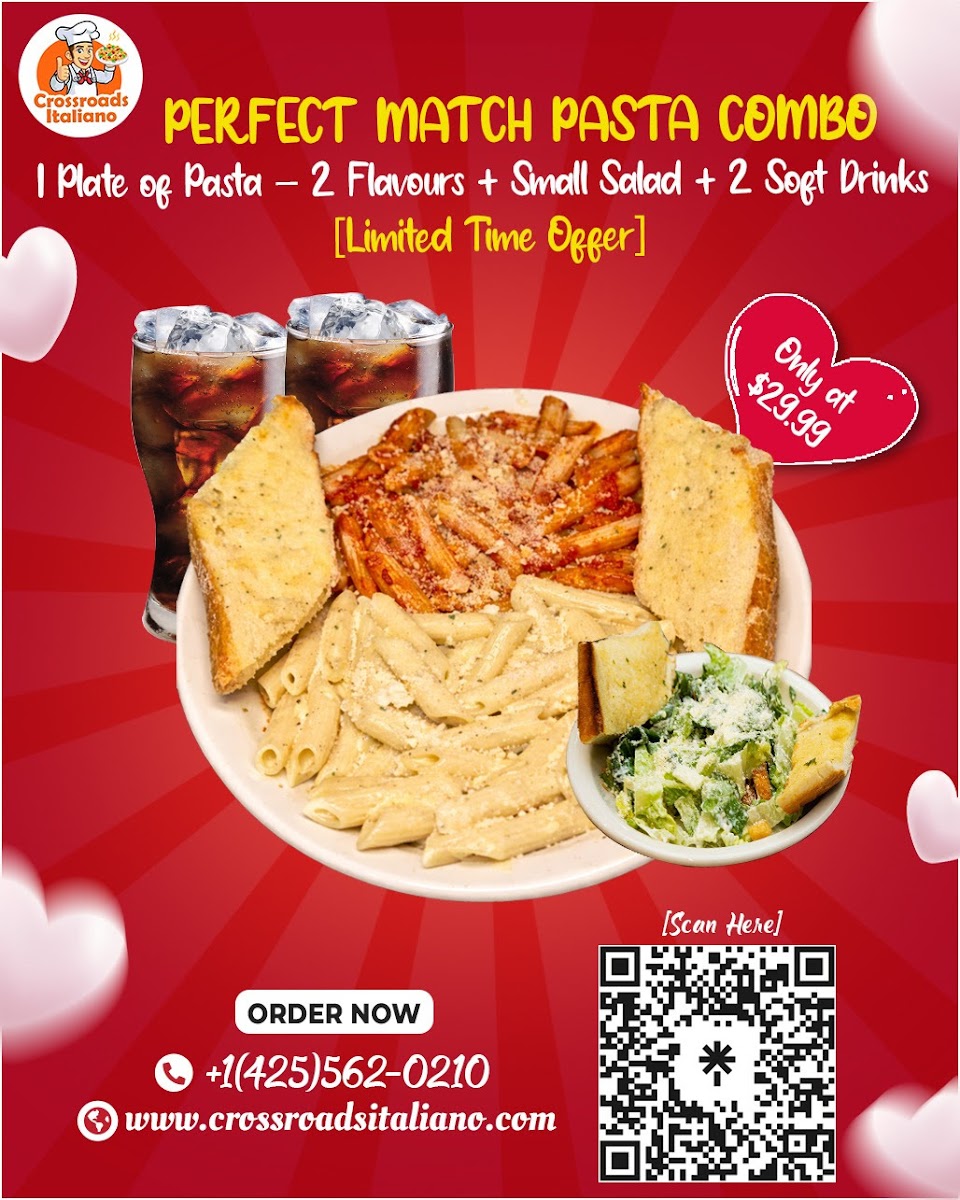 Crossroads Italiano menu board