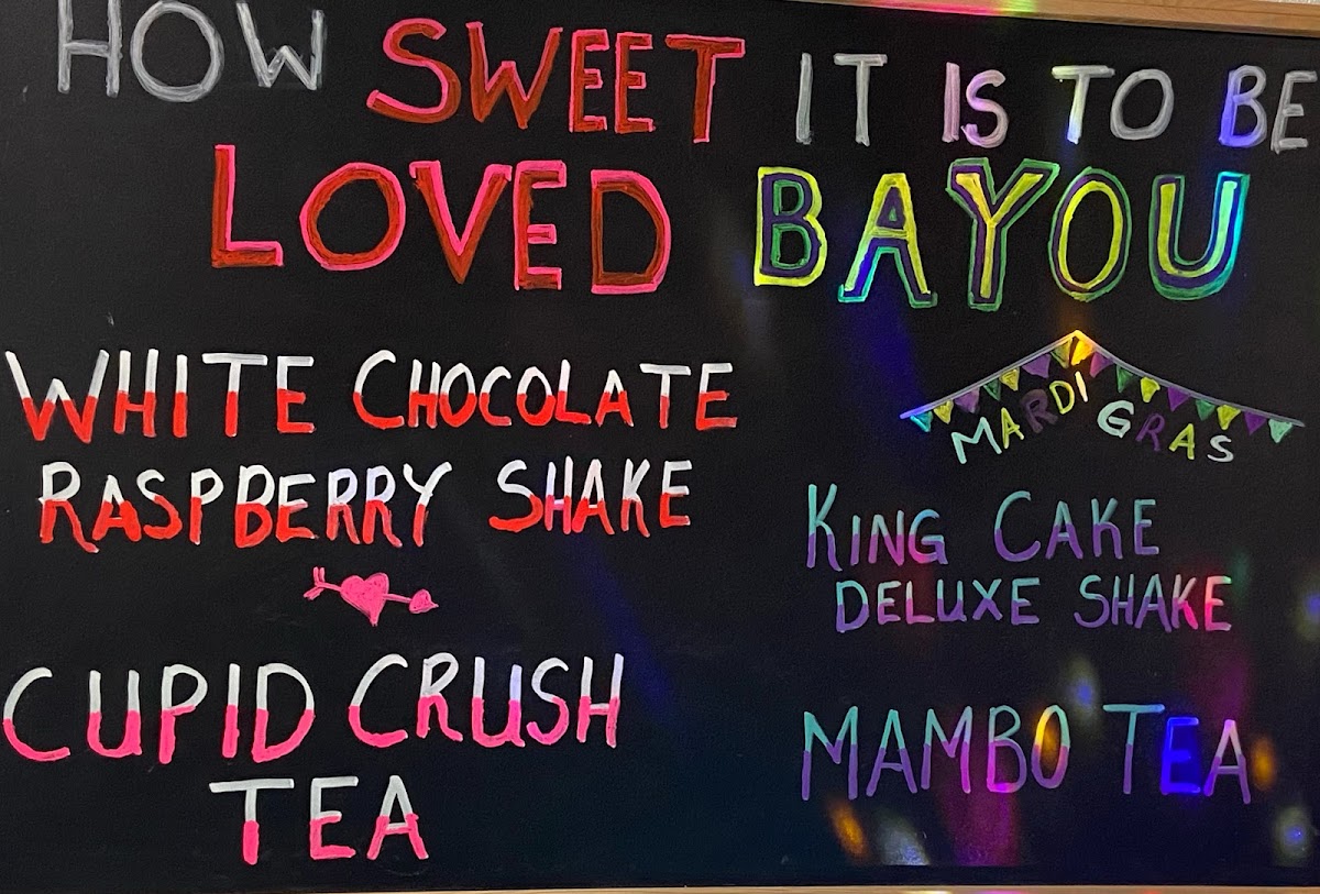 The Healthy Wave - Healthy Smoothie & Energy Bar menu board