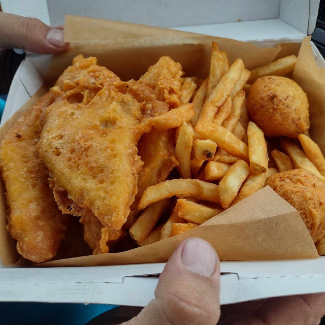 Three Piece Fish Combo with Fries