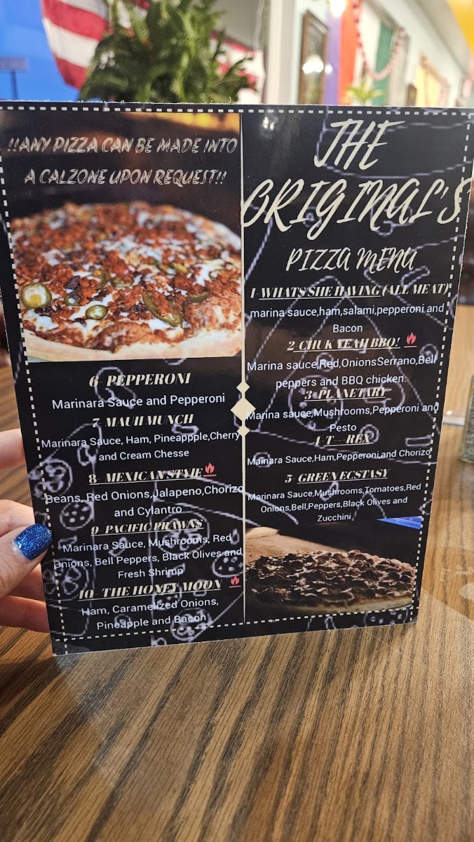 Señor Chilaquiles menu board