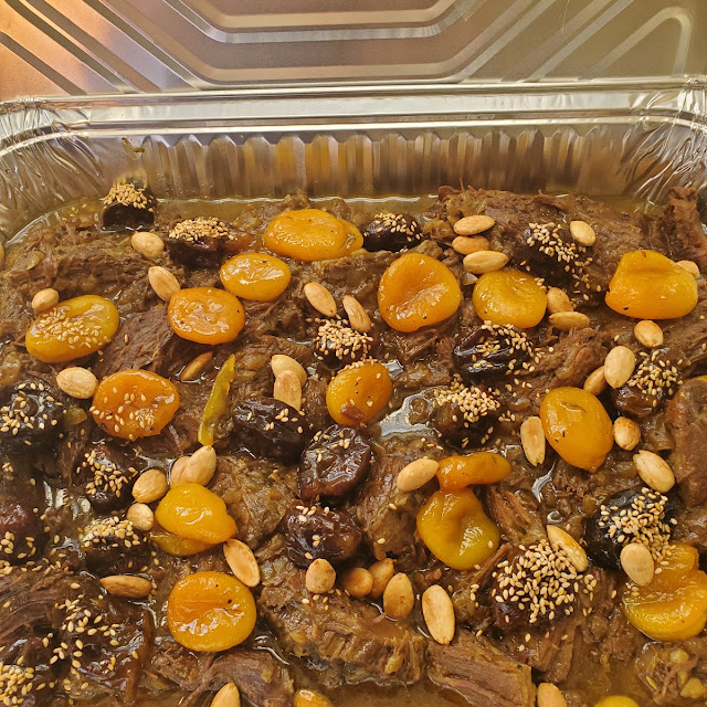 Beef Tajeeen with Prunes