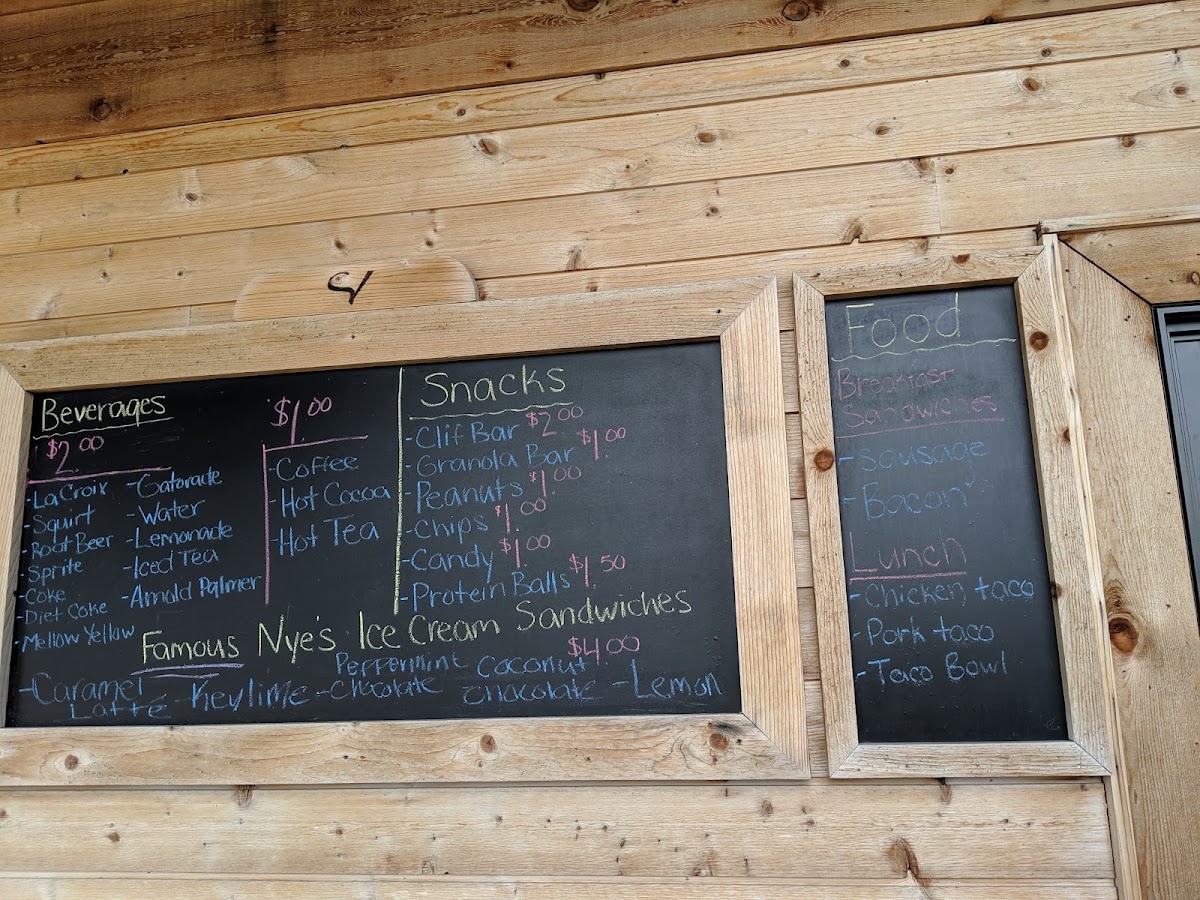 Craig's Porch menu board