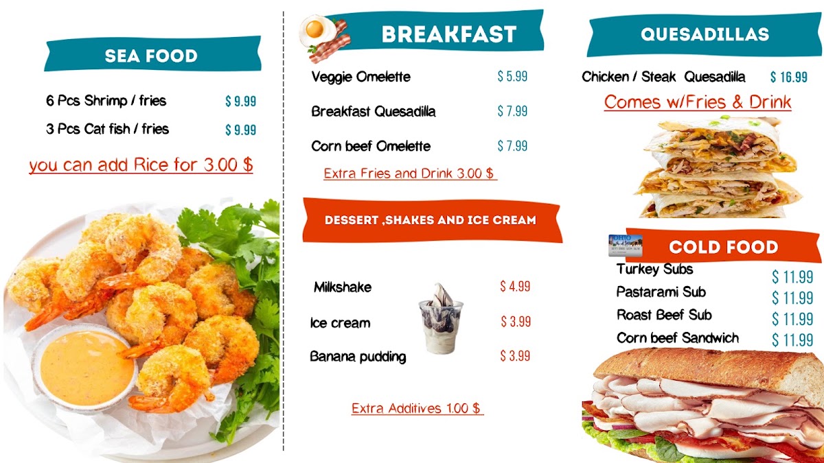 Superior Grill and chicken menu board