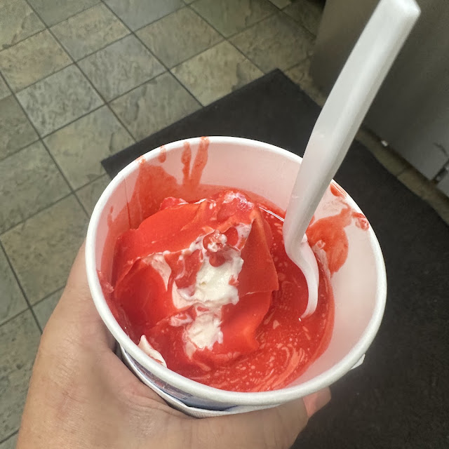 Cherry Dip Cone in a Cup